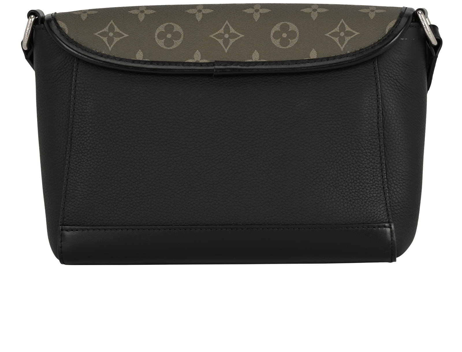 Pulse Messenger, &pound;1,200, Handbags, Black/Green, Canvas, Back view